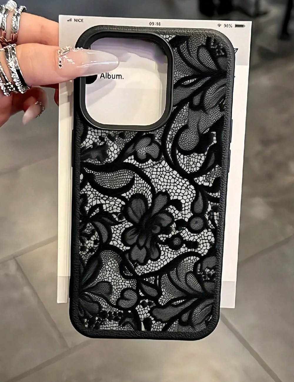 Husa iPhone 13 Pro Max SHEIN, negru