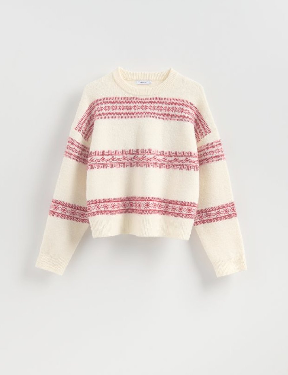 Pulover Reserved, ecru