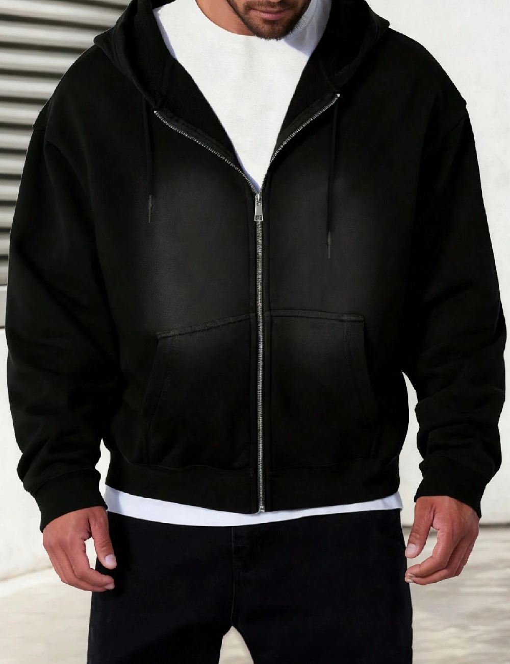 Hanorac SHEIN, negru