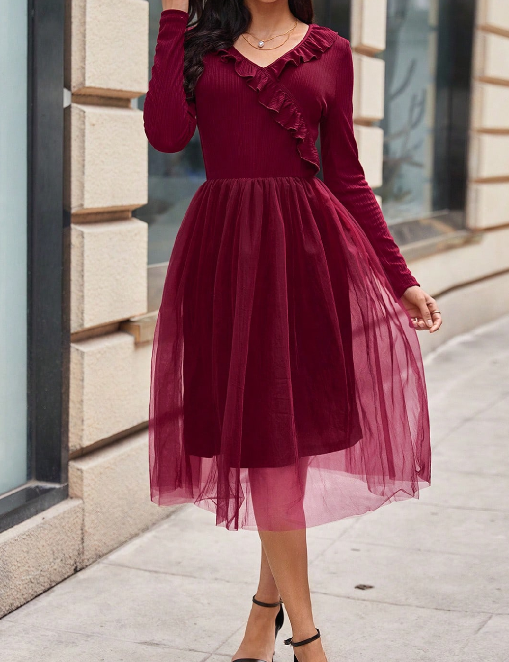 Rochie medie SHEIN, visiniu