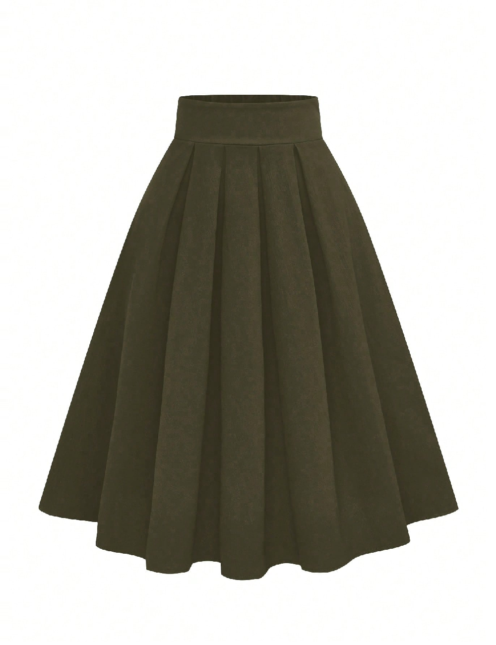 Fusta SHEIN CURVE, verde