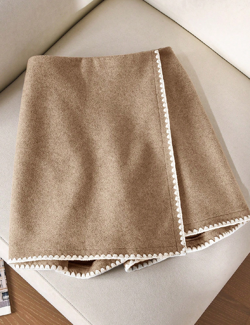 Fusta pantalon SHEIN CURVE, bej