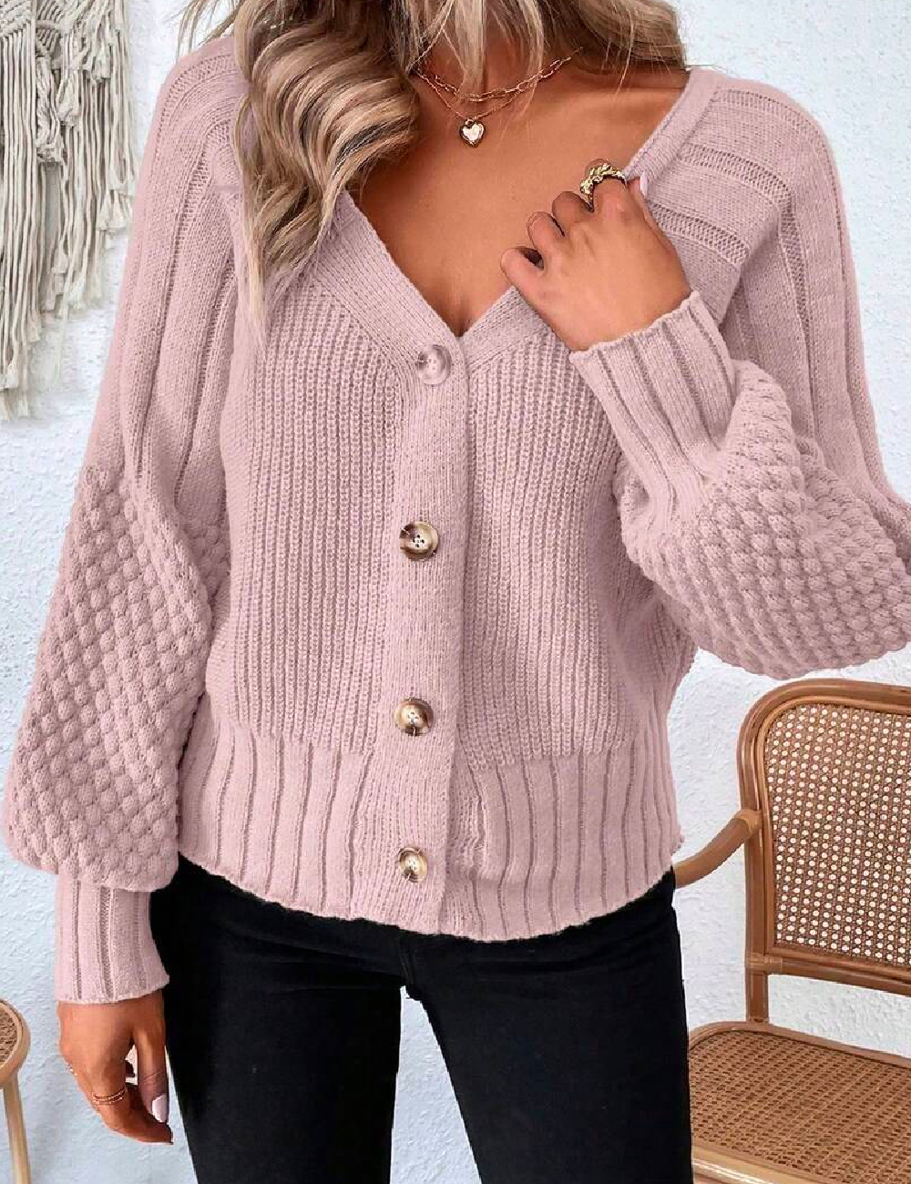 Cardigan SHEIN, roz