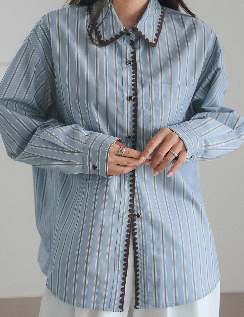 Camasa SHEIN, albastru