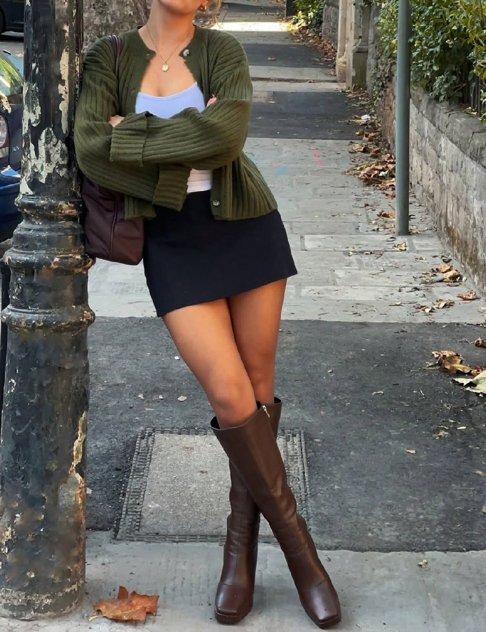 Cardigan SHEIN, verde