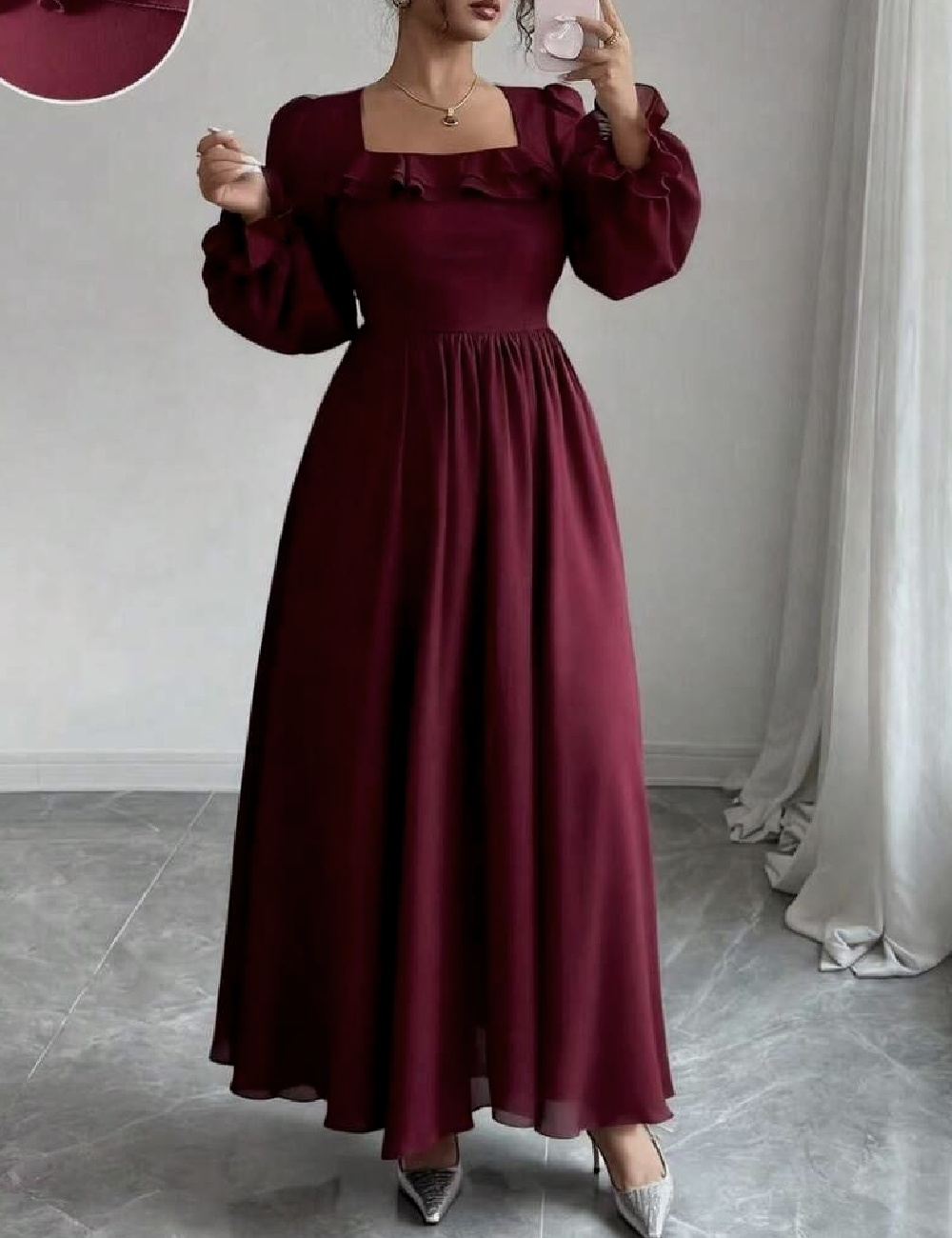 Rochie lunga SHEIN CURVE, visiniu