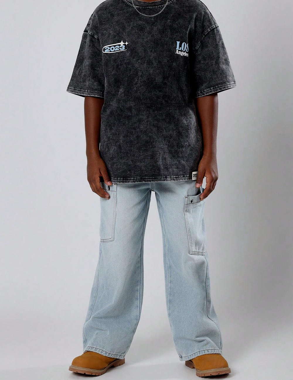 Blugi Shein Kids, albastru