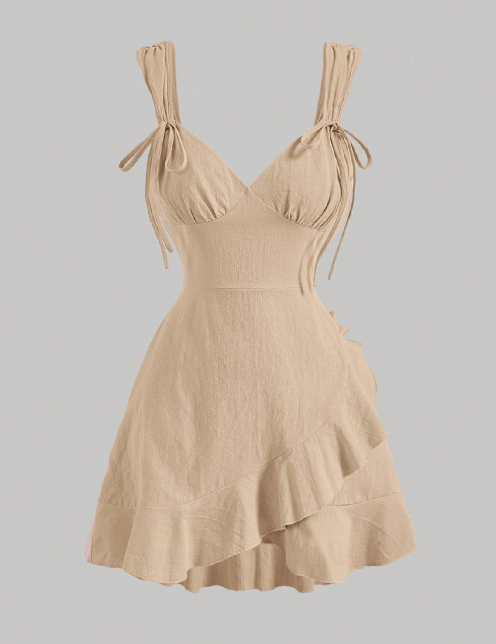 Rochie scurta SHEIN, crem