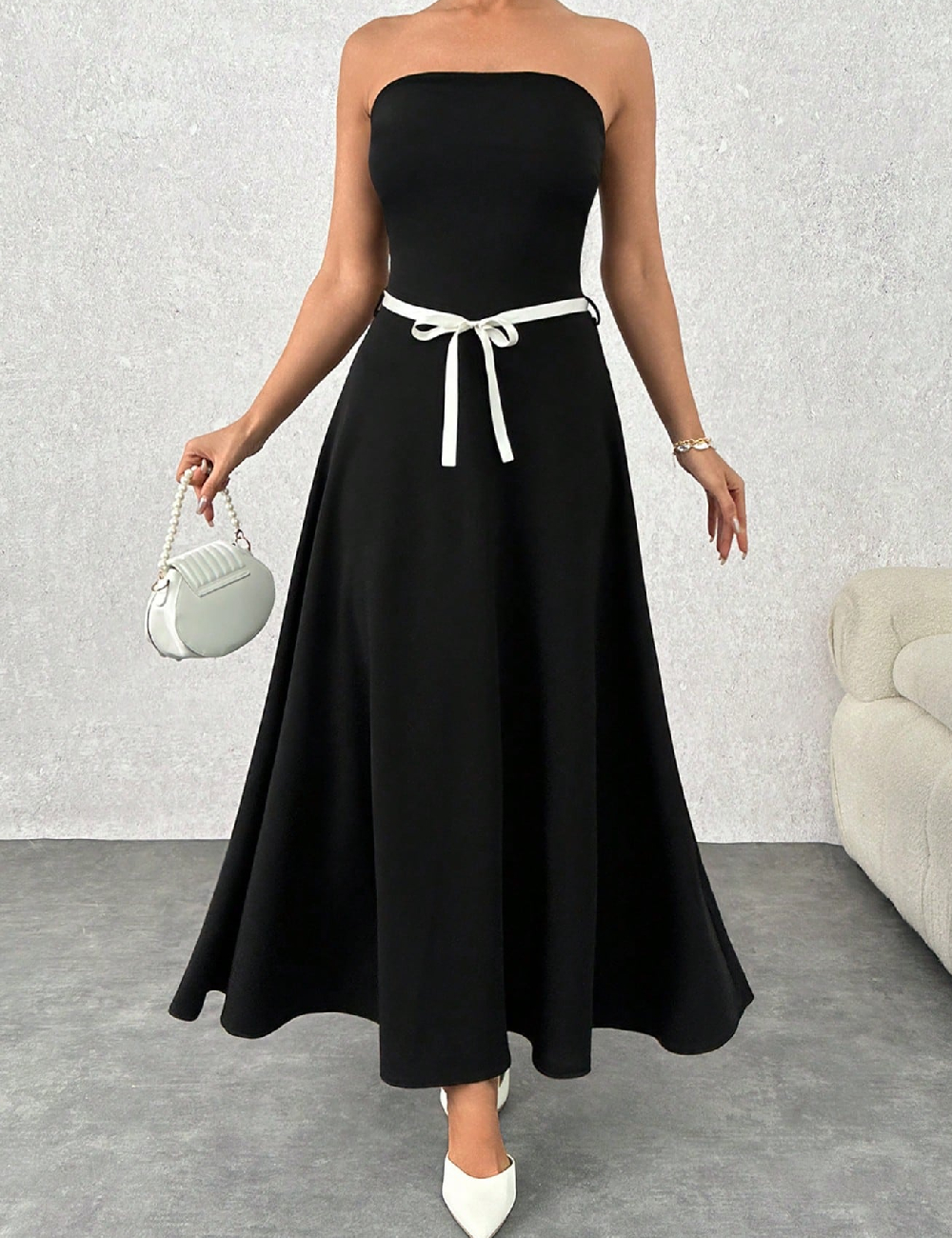 Rochie lunga SHEIN, negru