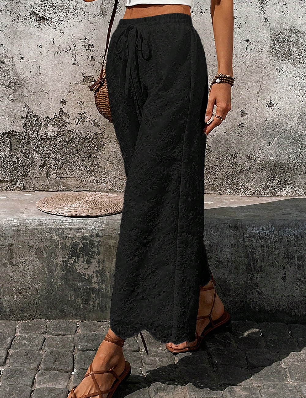 Pantaloni SHEIN, negru