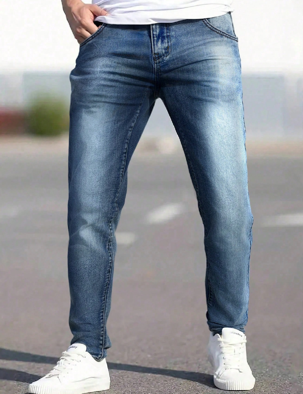 Blugi SHEIN, albastru