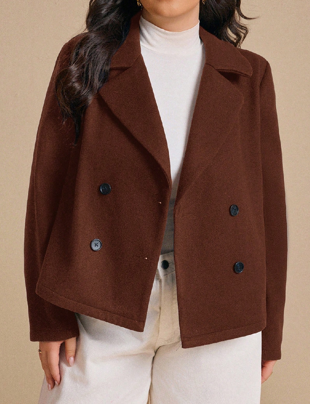 Jacheta SHEIN CURVE, maro