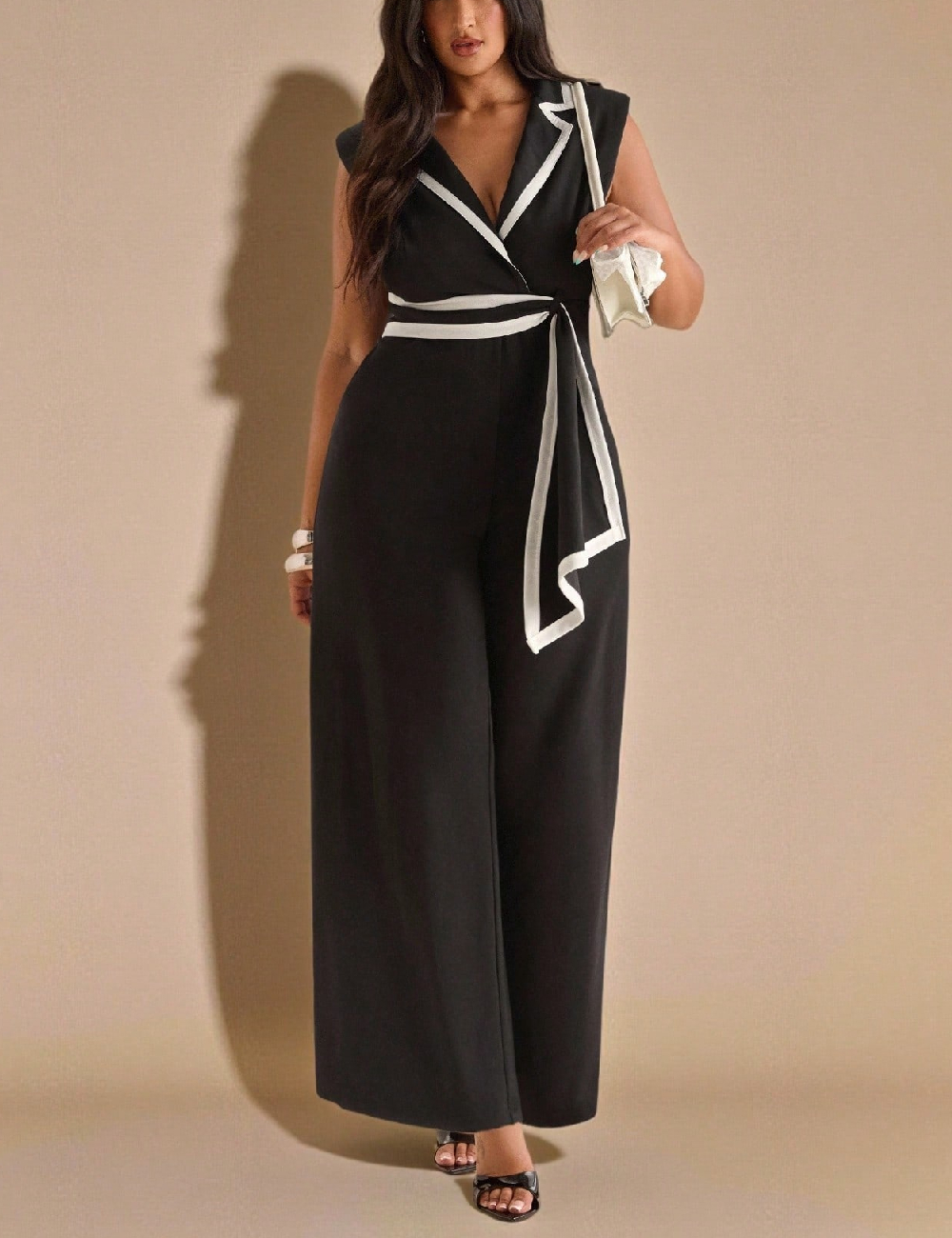 Salopeta SHEIN CURVE, negru