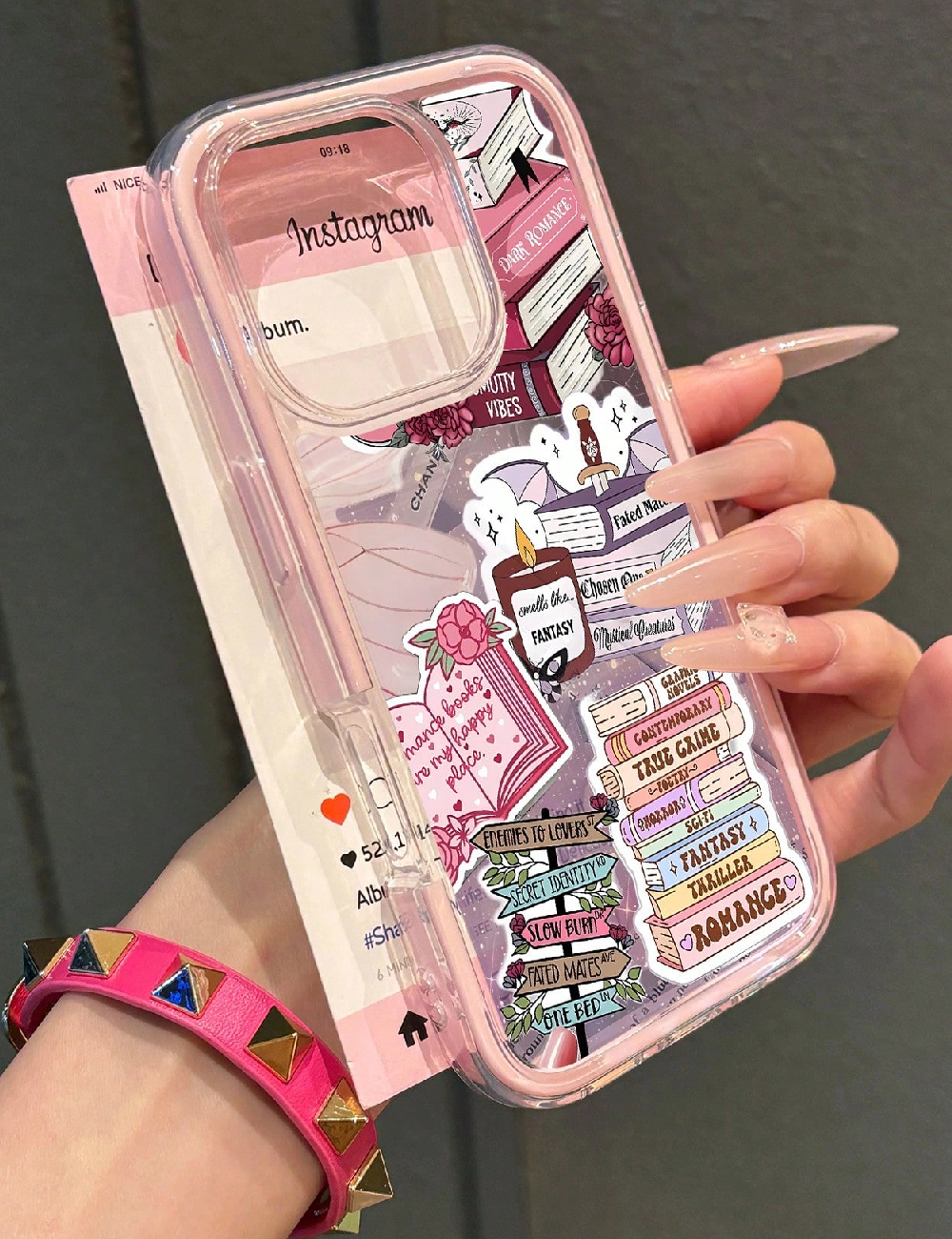 Husa iPhone 16 Pro Max SHEIN, roz