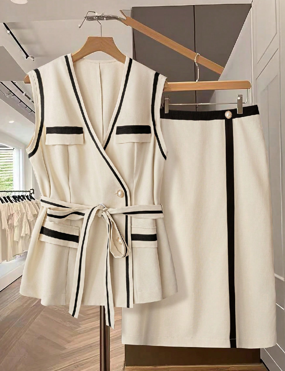 Compleu SHEIN CURVE, crem