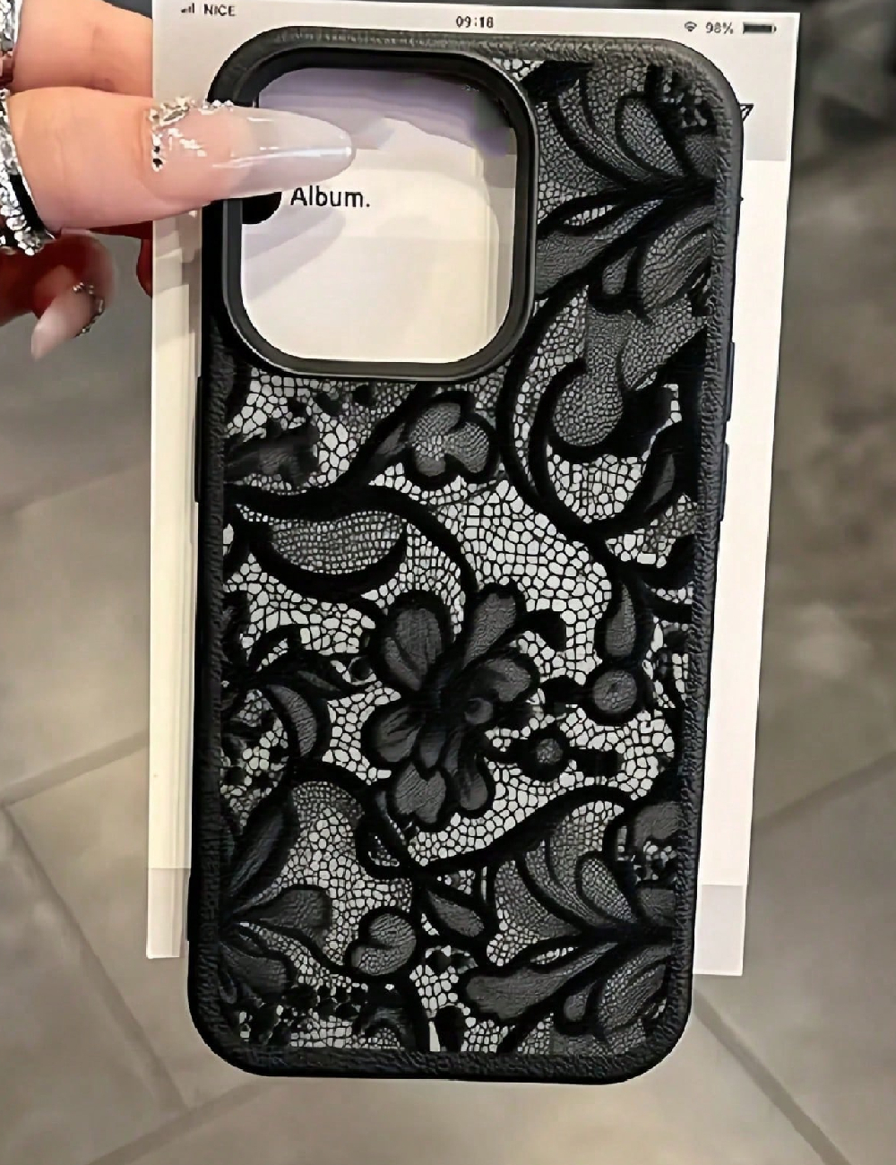 Husa iPhone 12 Mini SHEIN, negru