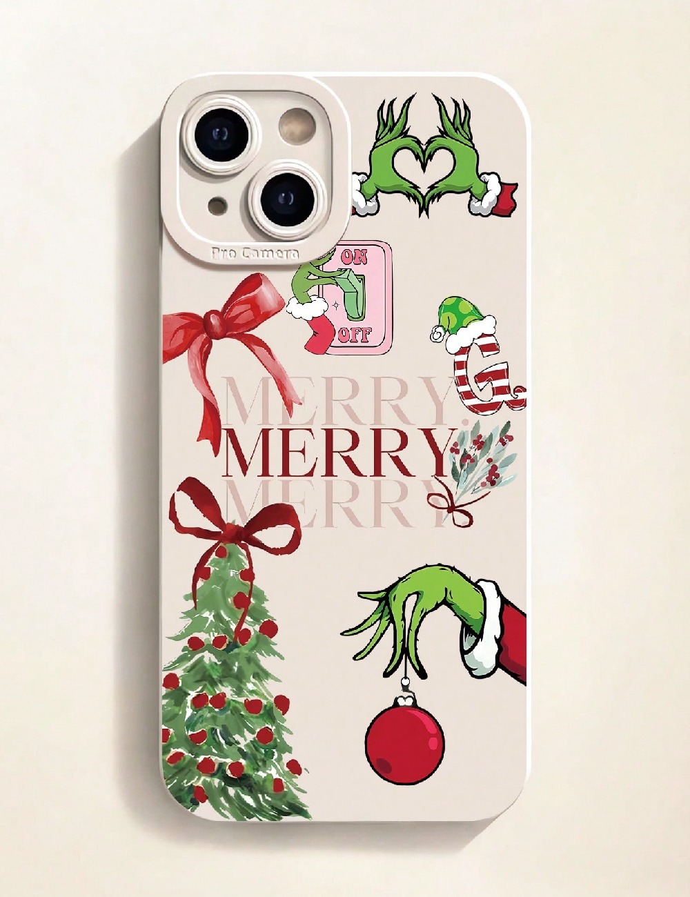 Husa iPhone 16 Pro SHEIN, ecru