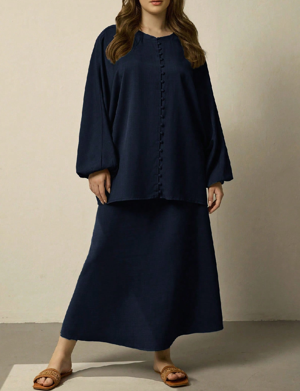 Compleu SHEIN CURVE, bleumarin