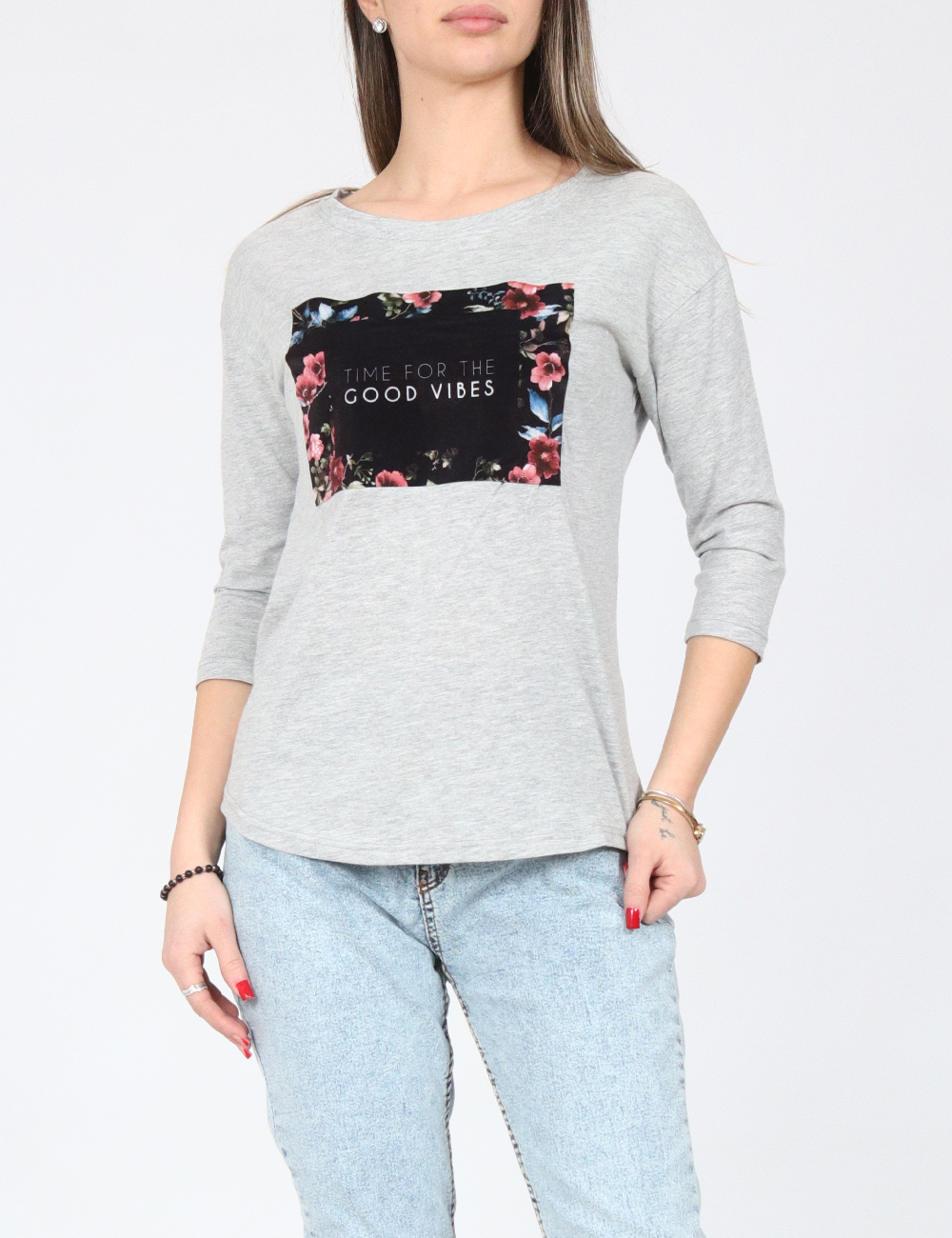 Bluza Bershka, gri