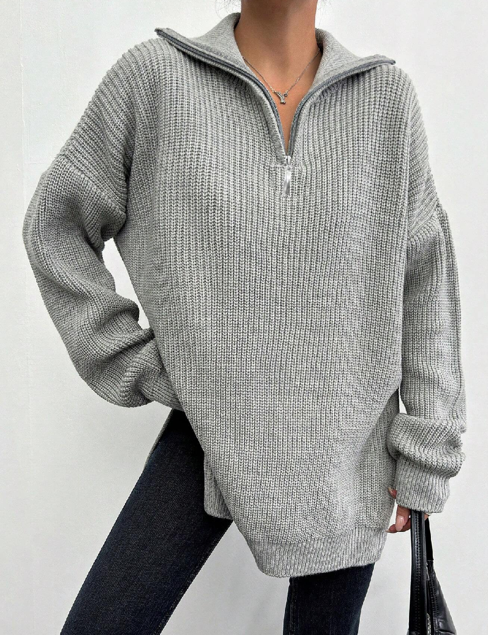 Pulover SHEIN, gri