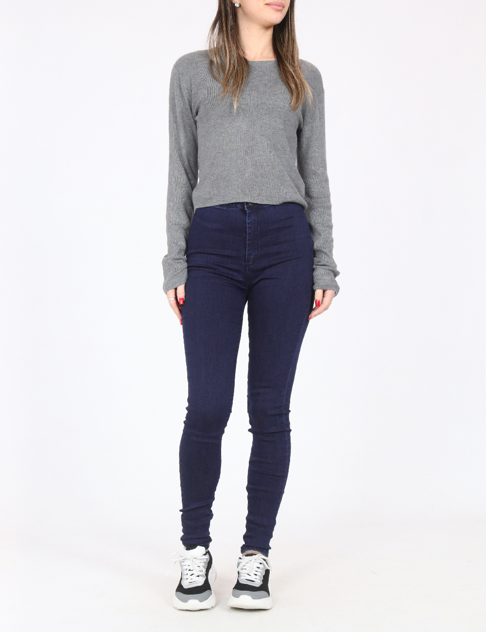 Blugi Bershka, bleumarin