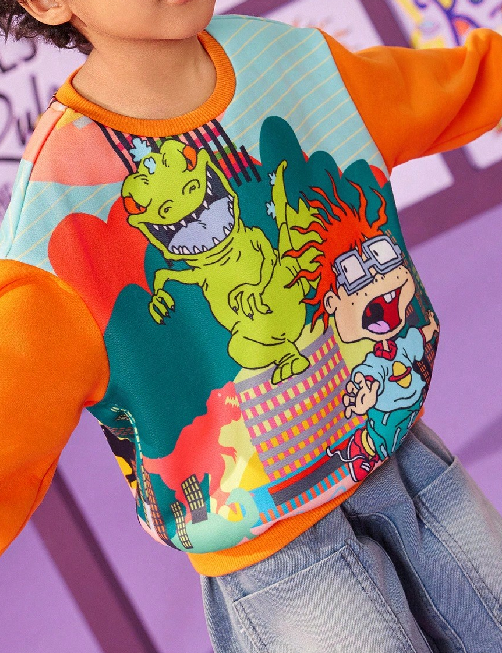 Bluza Shein Kids, mix culori