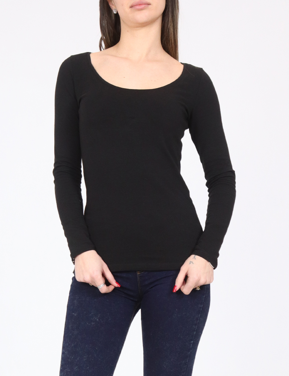 Bluza Pull&Bear, negru