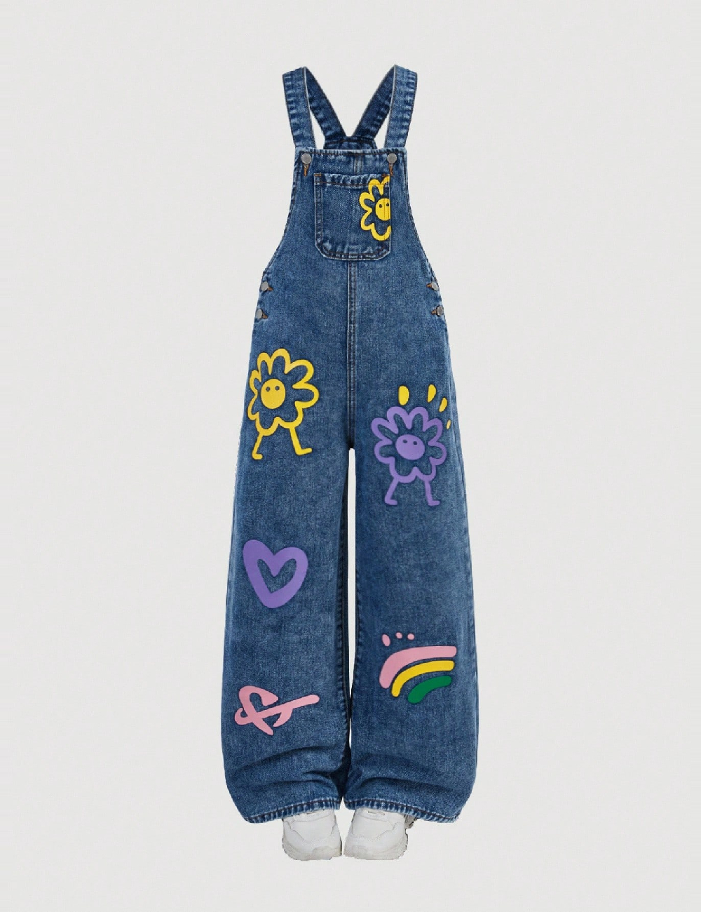 Salopeta Shein Kids, albastru