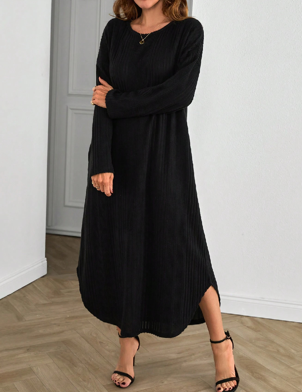 Rochie medie SHEIN, negru