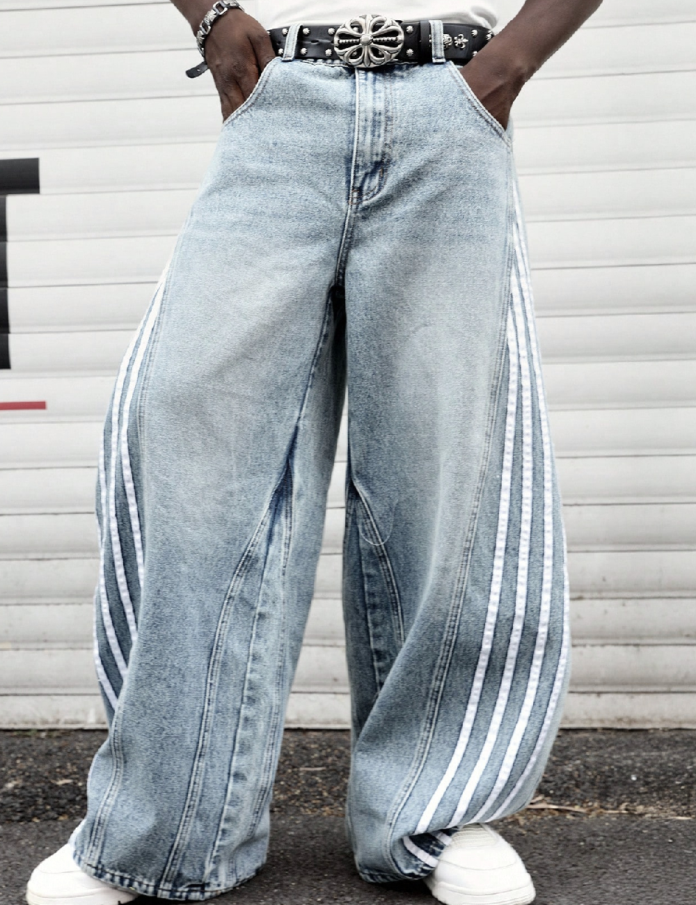 Blugi Romwe, albastru