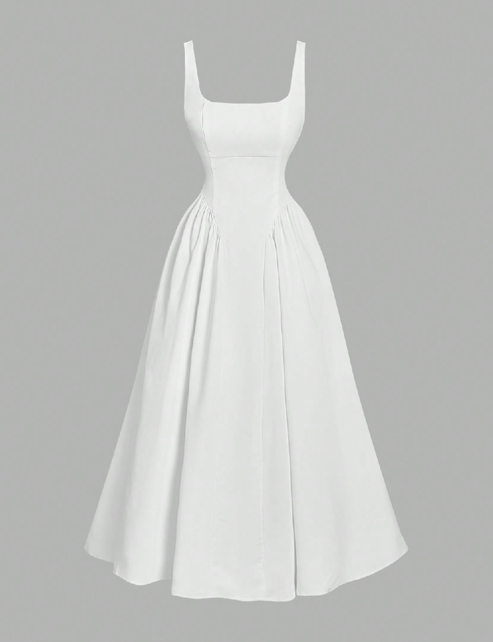 Rochie medie SHEIN, alb