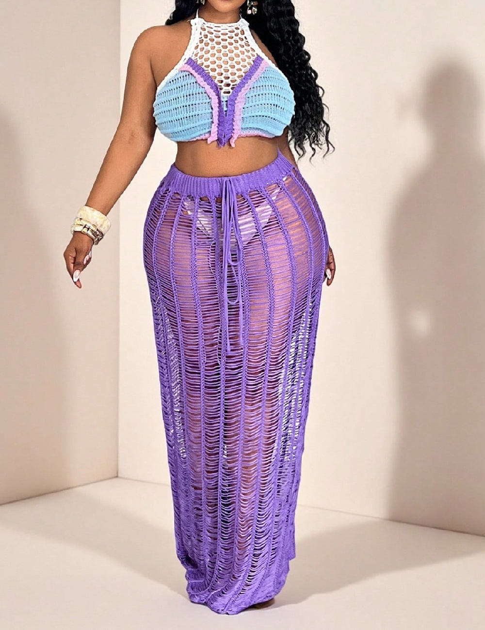 Compleu SHEIN CURVE, mix culori