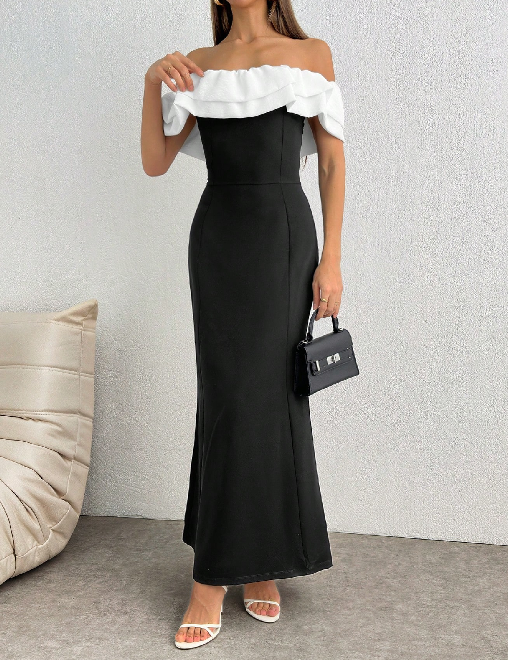 Rochie lunga SHEIN, negru