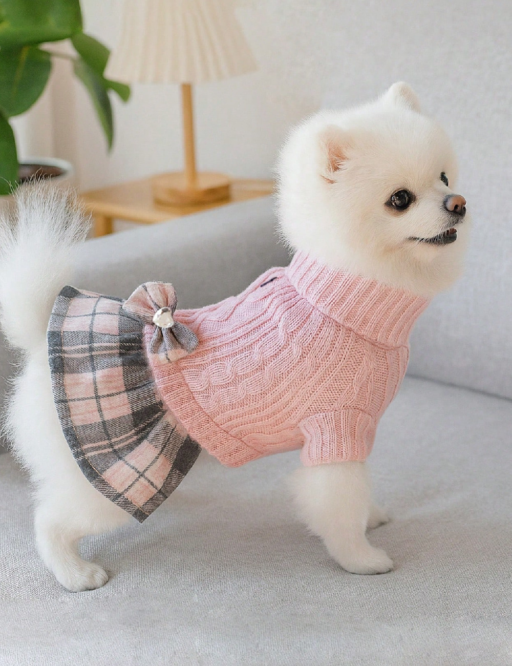 Haina pentru caini SHEIN, roz