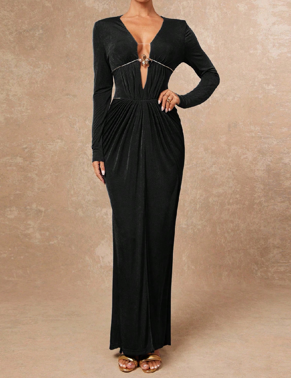 Rochie lunga SHEIN, negru