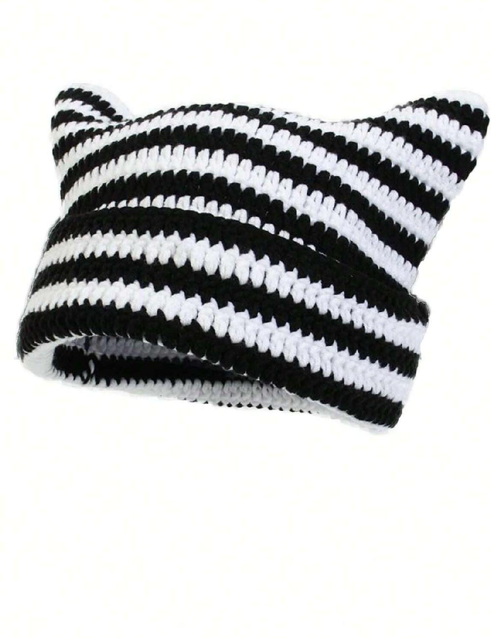 Caciula Shein Kids, negru/alb