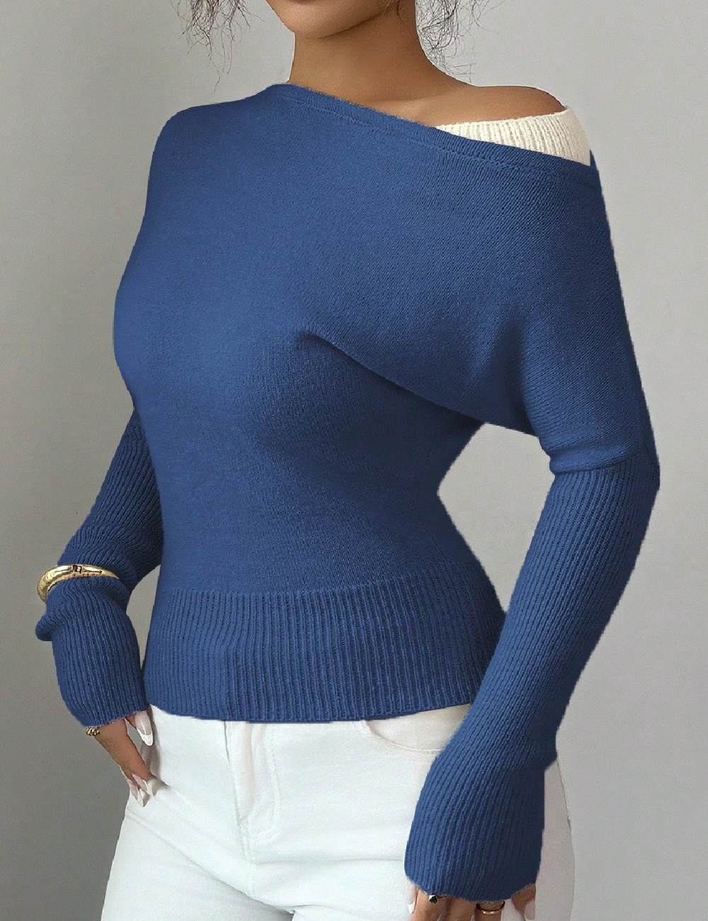 Bluza SHEIN, albastru