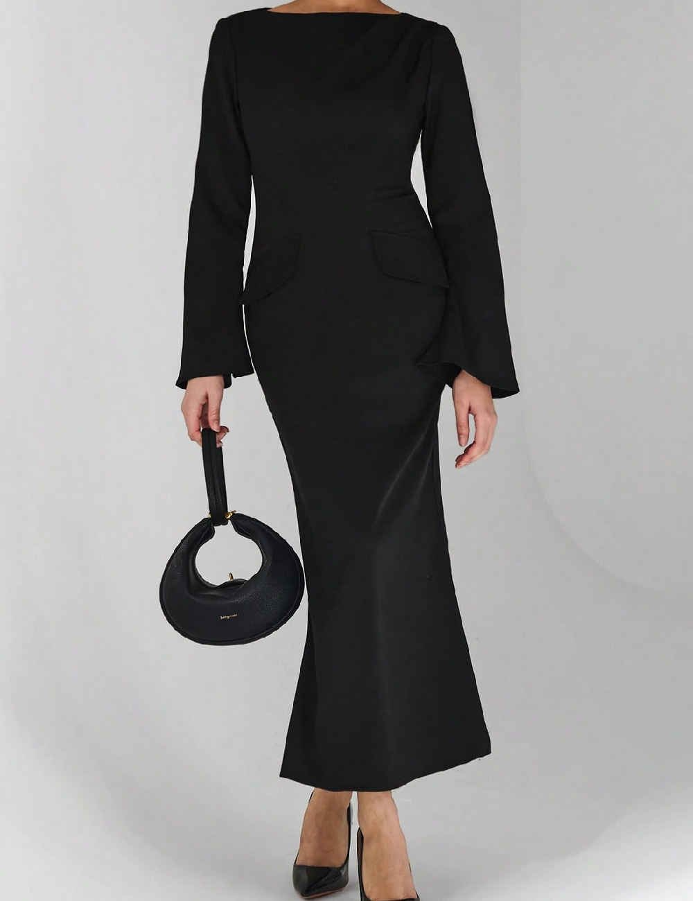 Rochie lunga SHEIN, negru