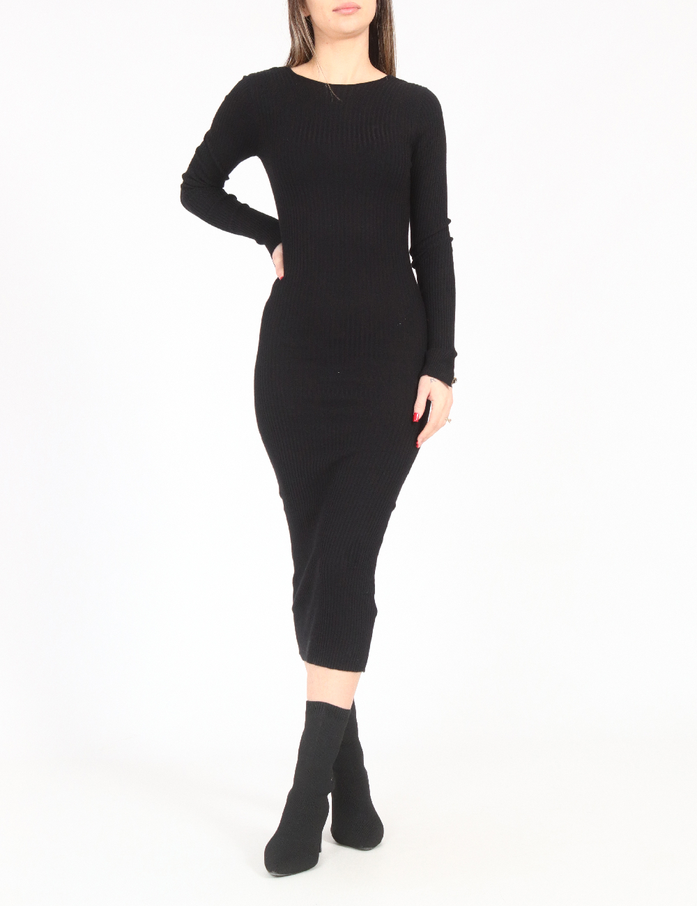 Rochie lunga Bershka, negru