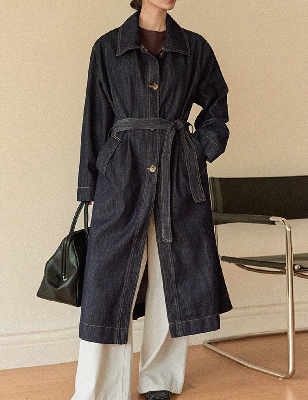 Trench Dazy, bleumarin