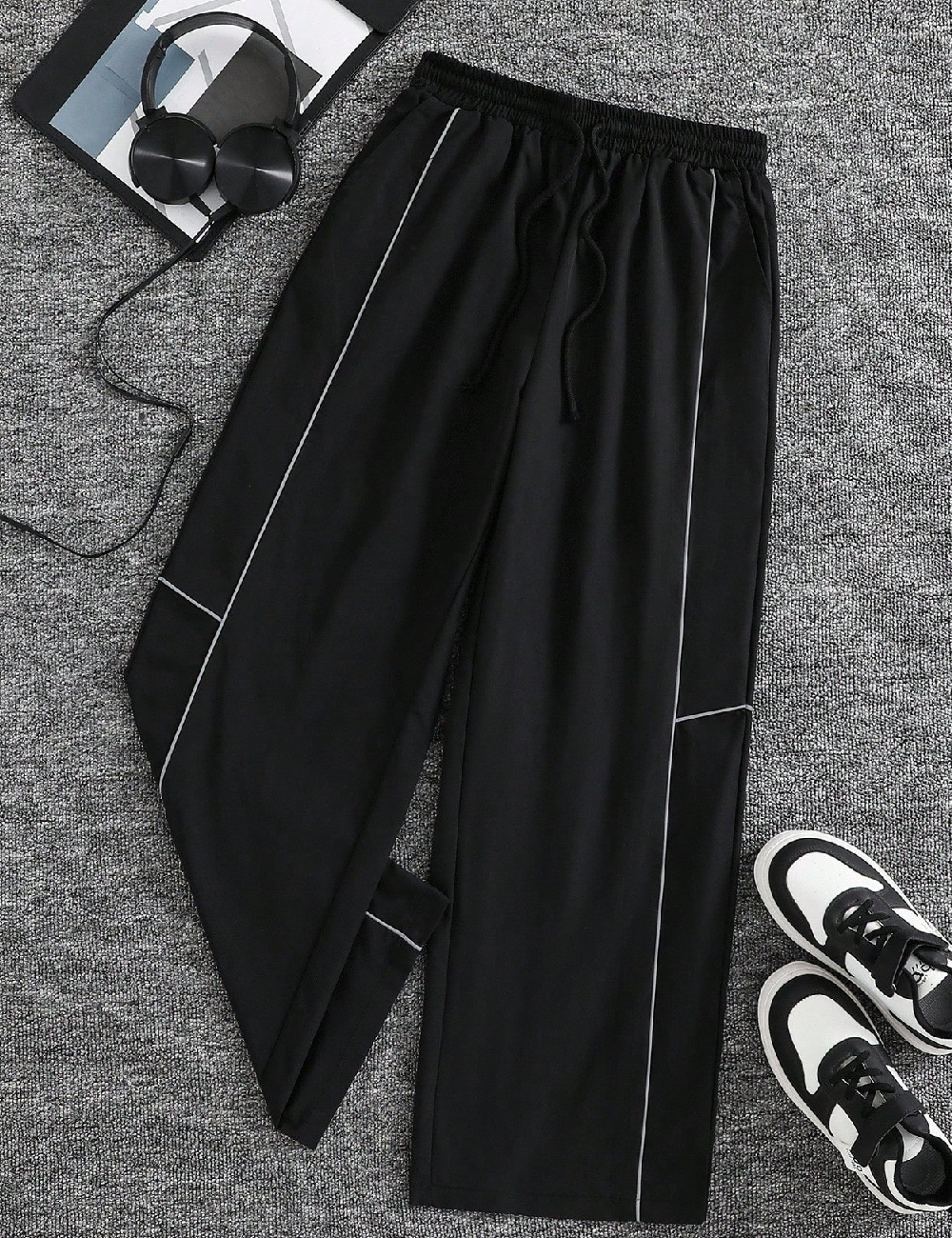 Pantaloni Shein Kids, negru