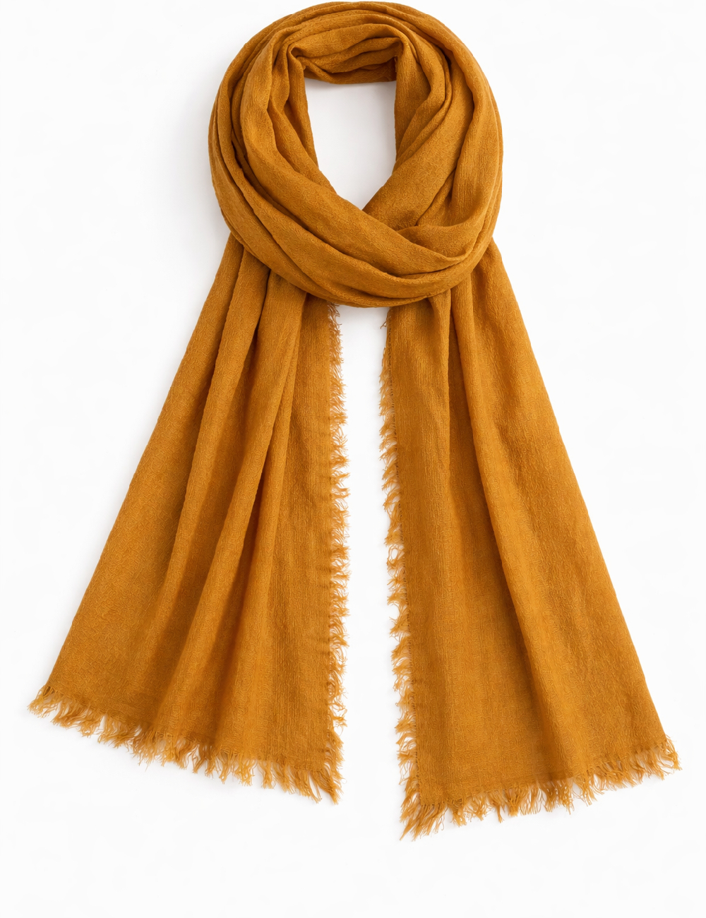 Esarfa Pull&Bear, mustar