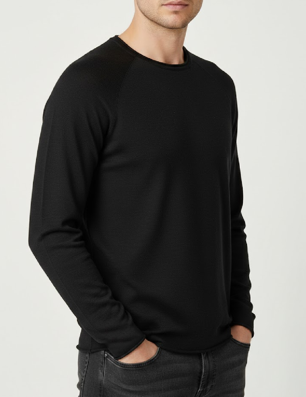 Bluza Bershka, negru