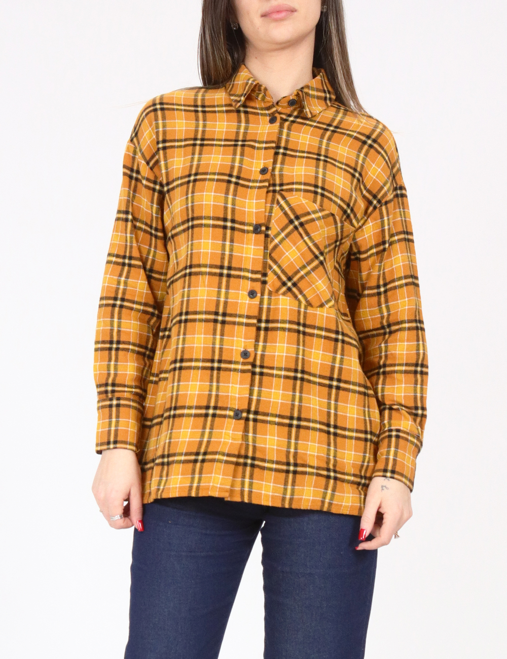 Camasa Bershka, galben