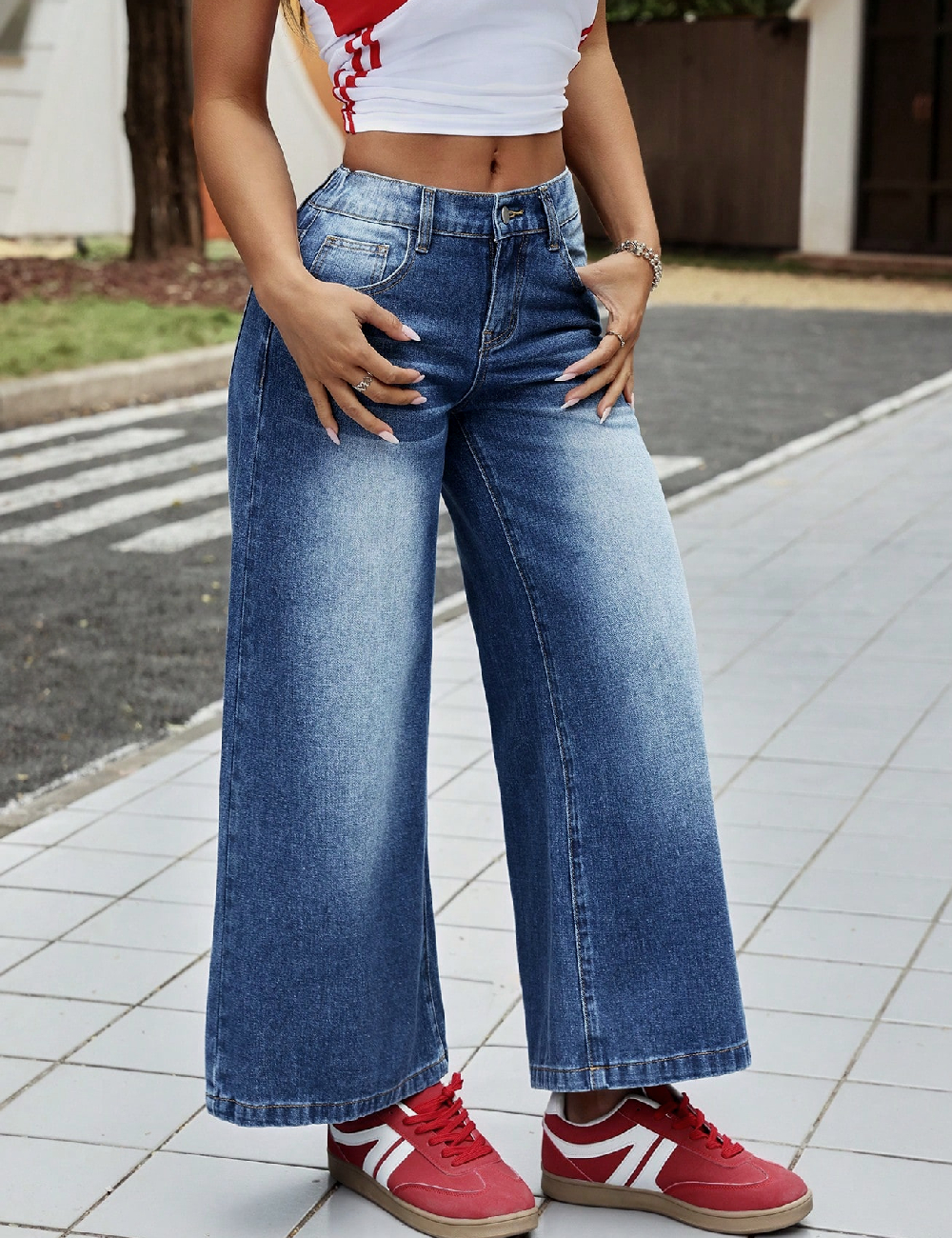 Blugi SHEIN, albastru