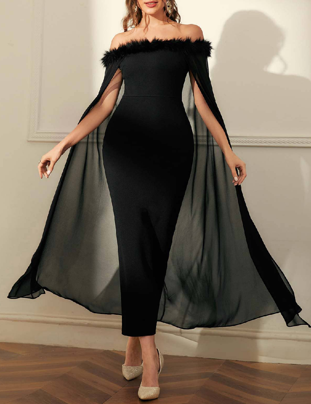 Rochie lunga SHEIN, negru