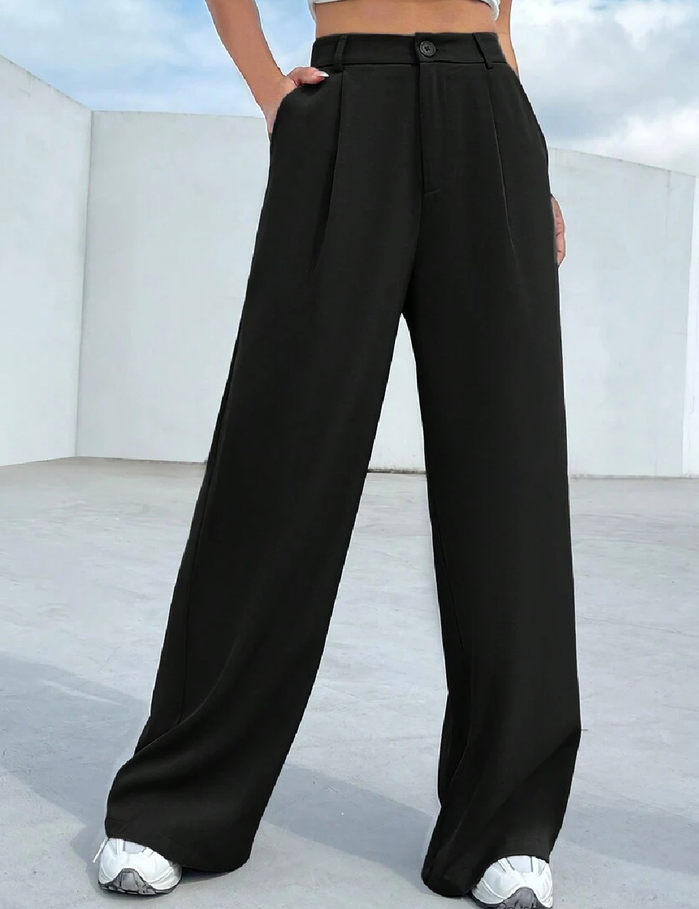 Pantaloni SHEIN, negru