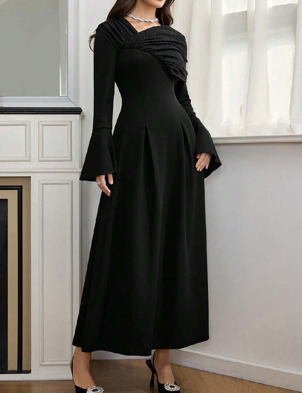 Rochie lunga SHEIN, negru