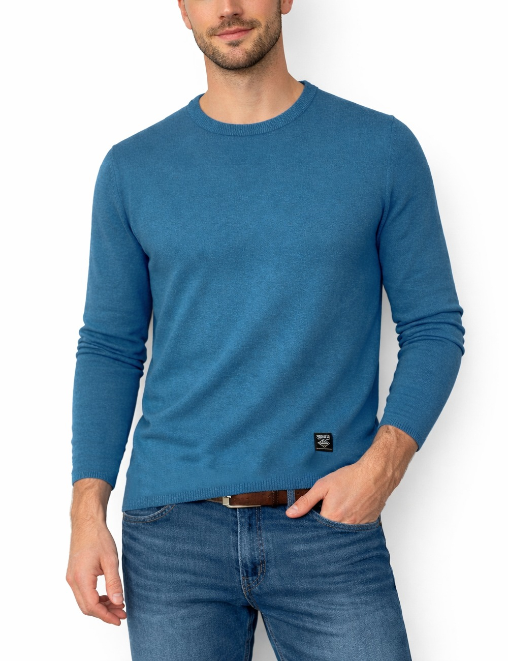 Bluza Pull&Bear, albastru