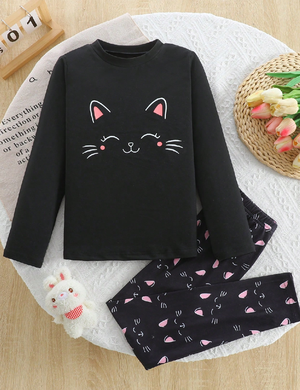 Compleu Shein Kids, negru